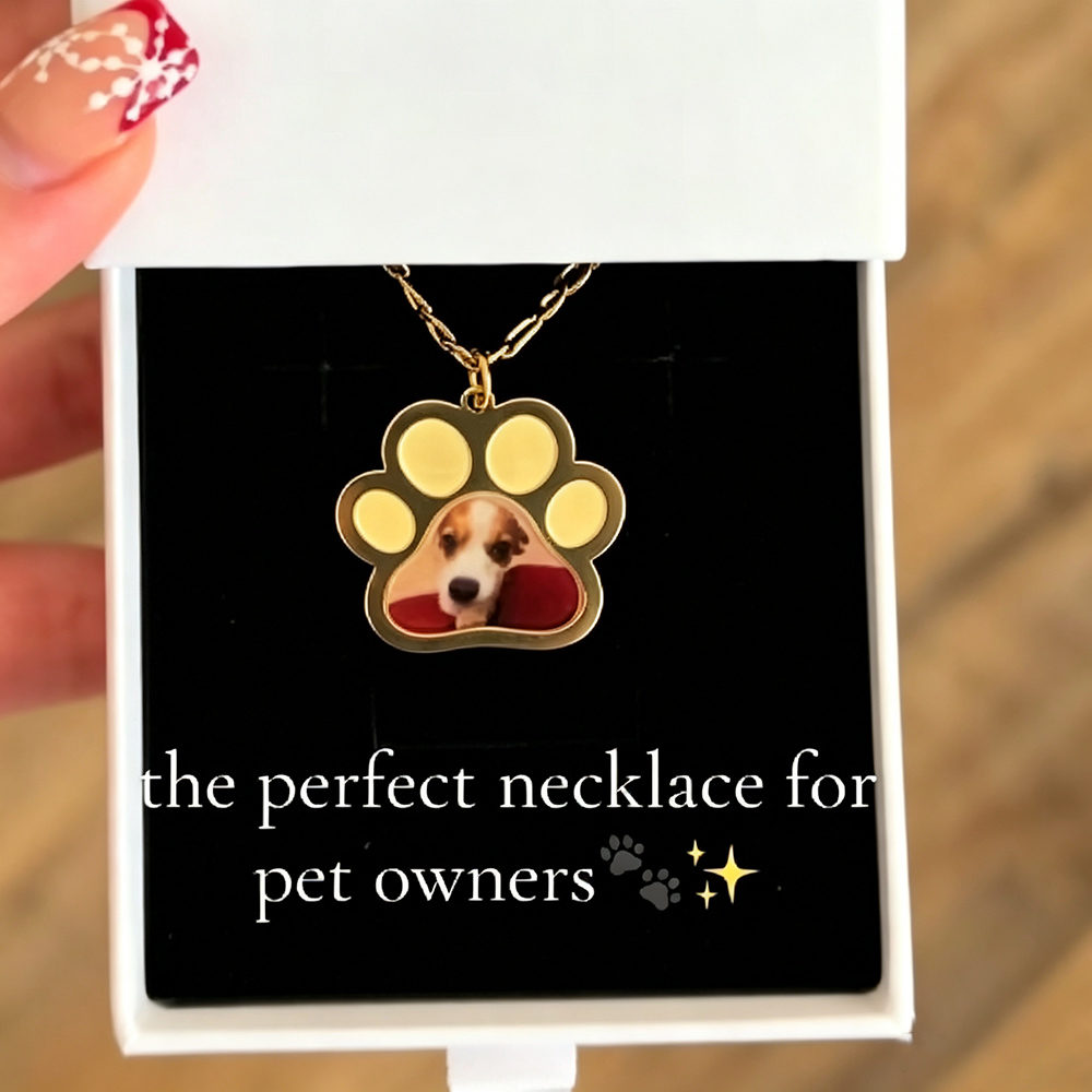 Personalized Pet Paw Colors Pr - огляд і ціна Name Necklace Custom