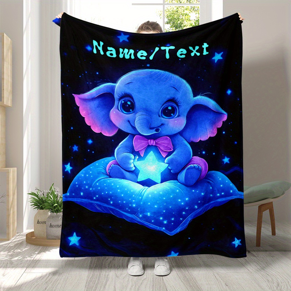 Personalized Cute Blue Elephan - огляд і ціна Custom Night Sky