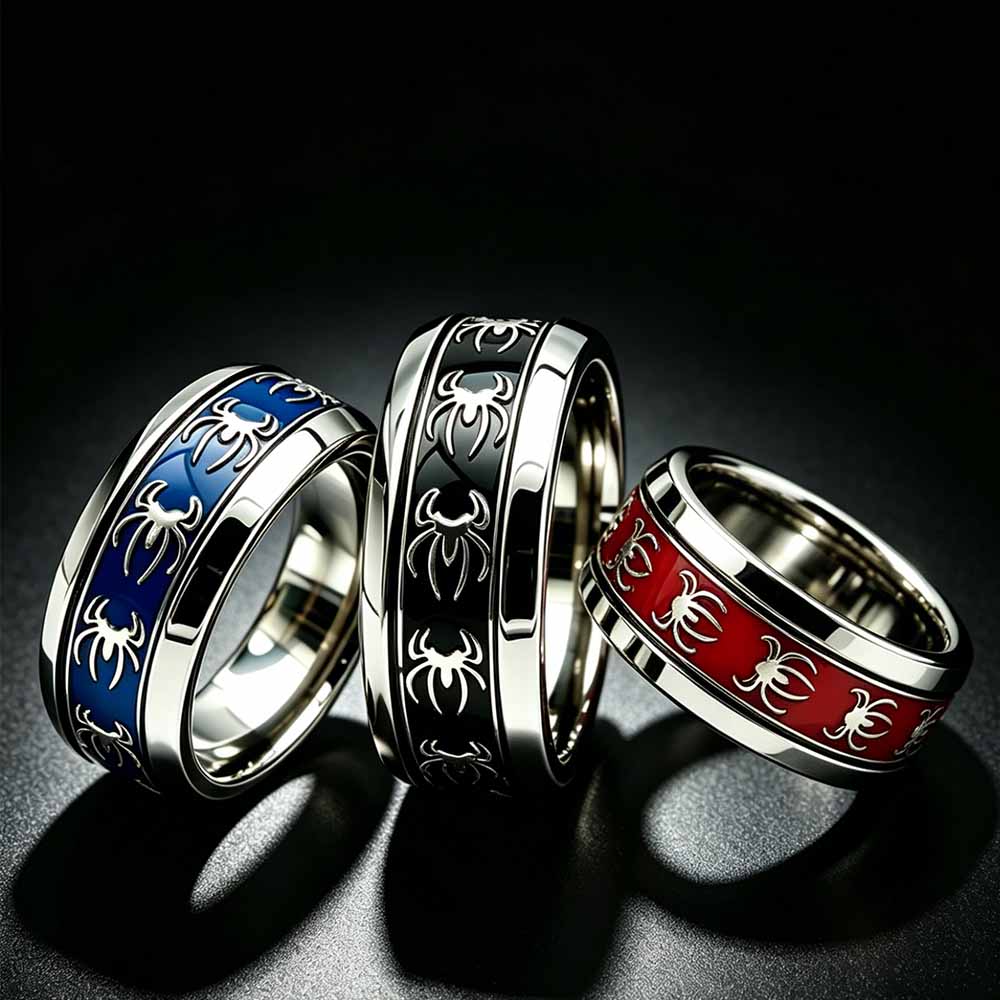 New Vintage Punk Spider Ring 3 - огляд і ціна Initial Ring Custom