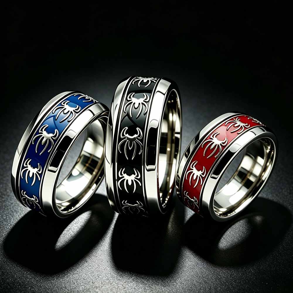 New Vintage Punk Spider Ring 3 - огляд і ціна Initial Ring Custom