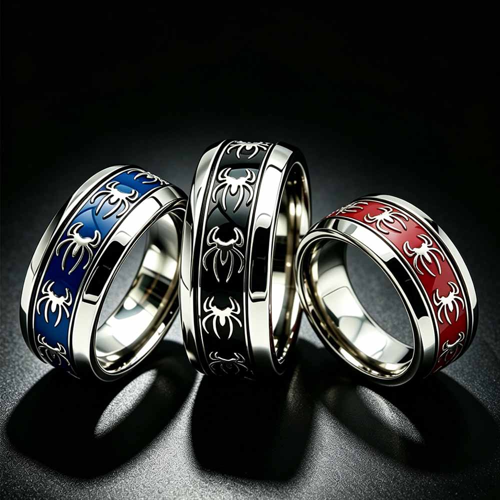 New Vintage Punk Spider Ring 3 - огляд і ціна Initial Ring Custom