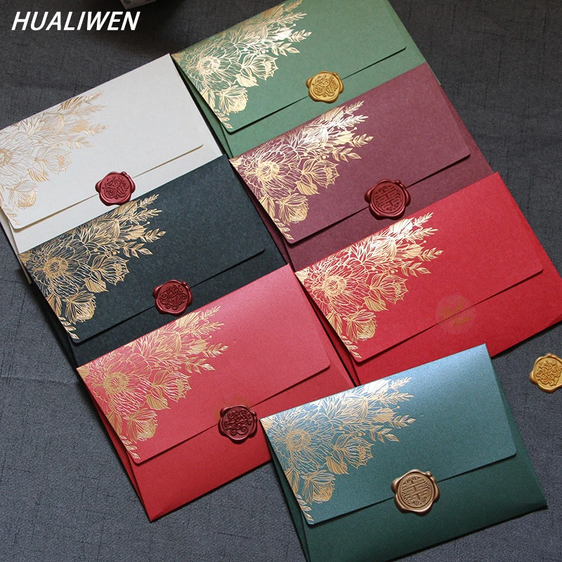 10pcs/packet High Grade Pearl  - огляд і ціна Wax Seal Letter Kit