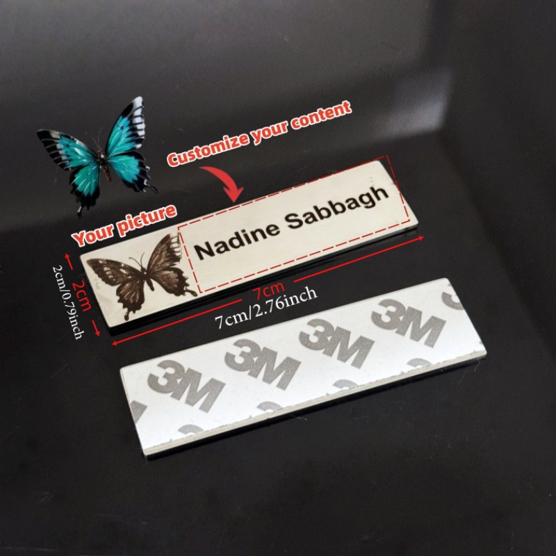 70x20mm Personalize Custom Met - огляд і ціна Personalized Name Box