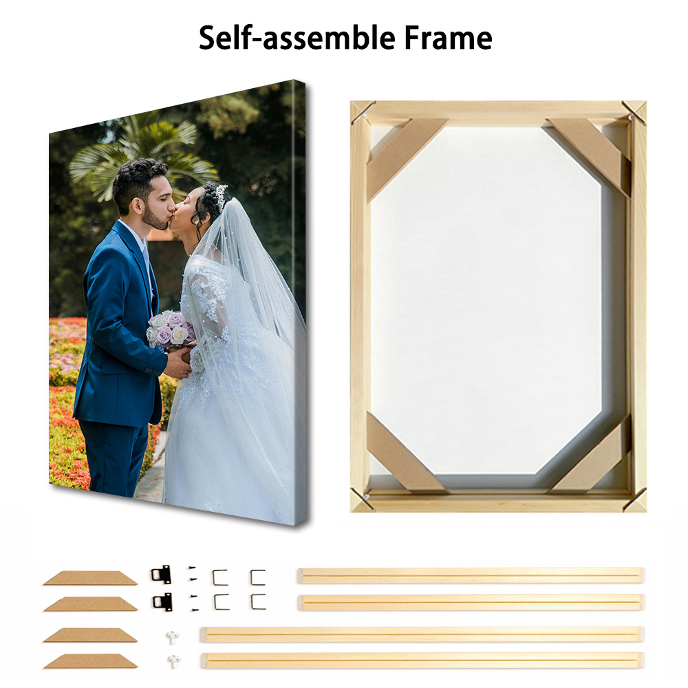1 Pc Customized Photos on Canv - огляд і ціна Engraved Wood Frame