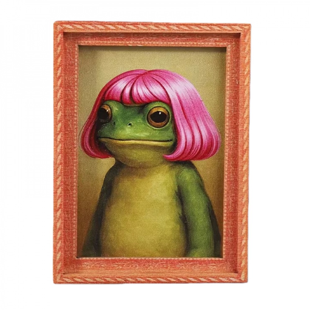 Funny and quirky printed refri - огляд і ціна Engraved Wood Frame