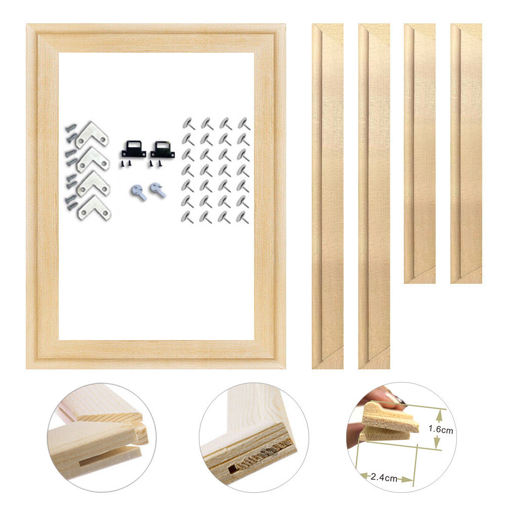 30x40 50x70 70x100cm Canvas Fr - огляд і ціна Engraved Wood Frame
