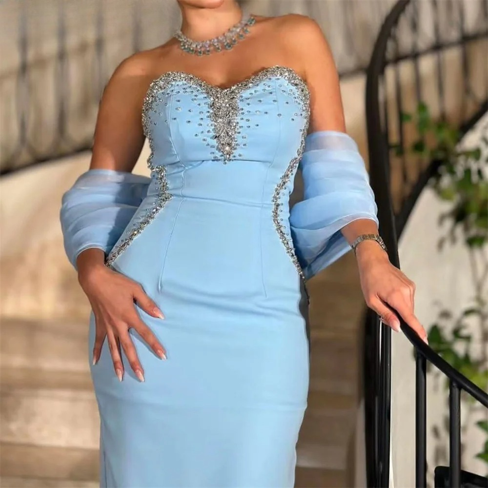 Sky Blue Party Dress with Sequ - огляд і ціна Custom Night Sky