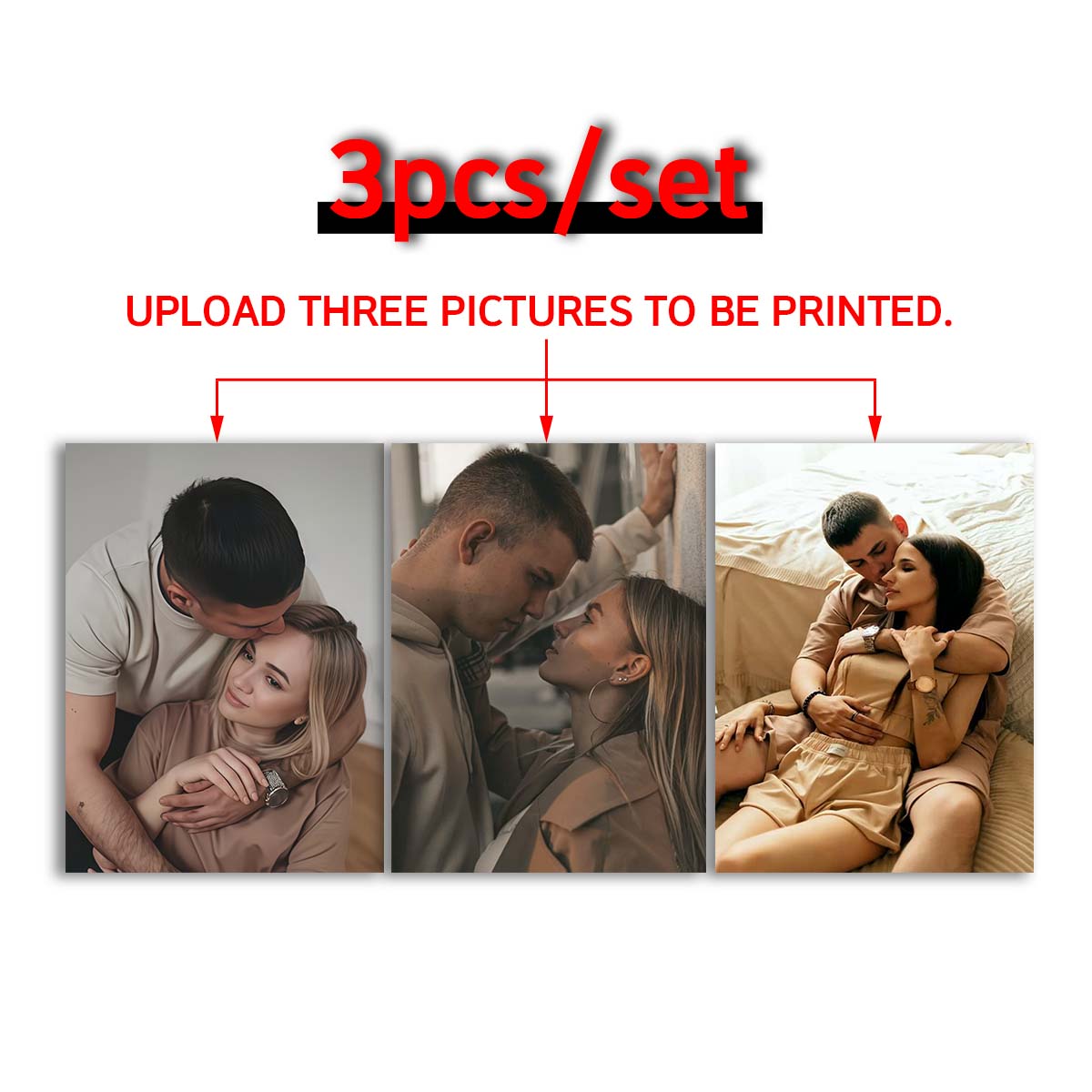 Triptych - 2D custom photo woo - огляд і ціна Engraved Wood Frame
