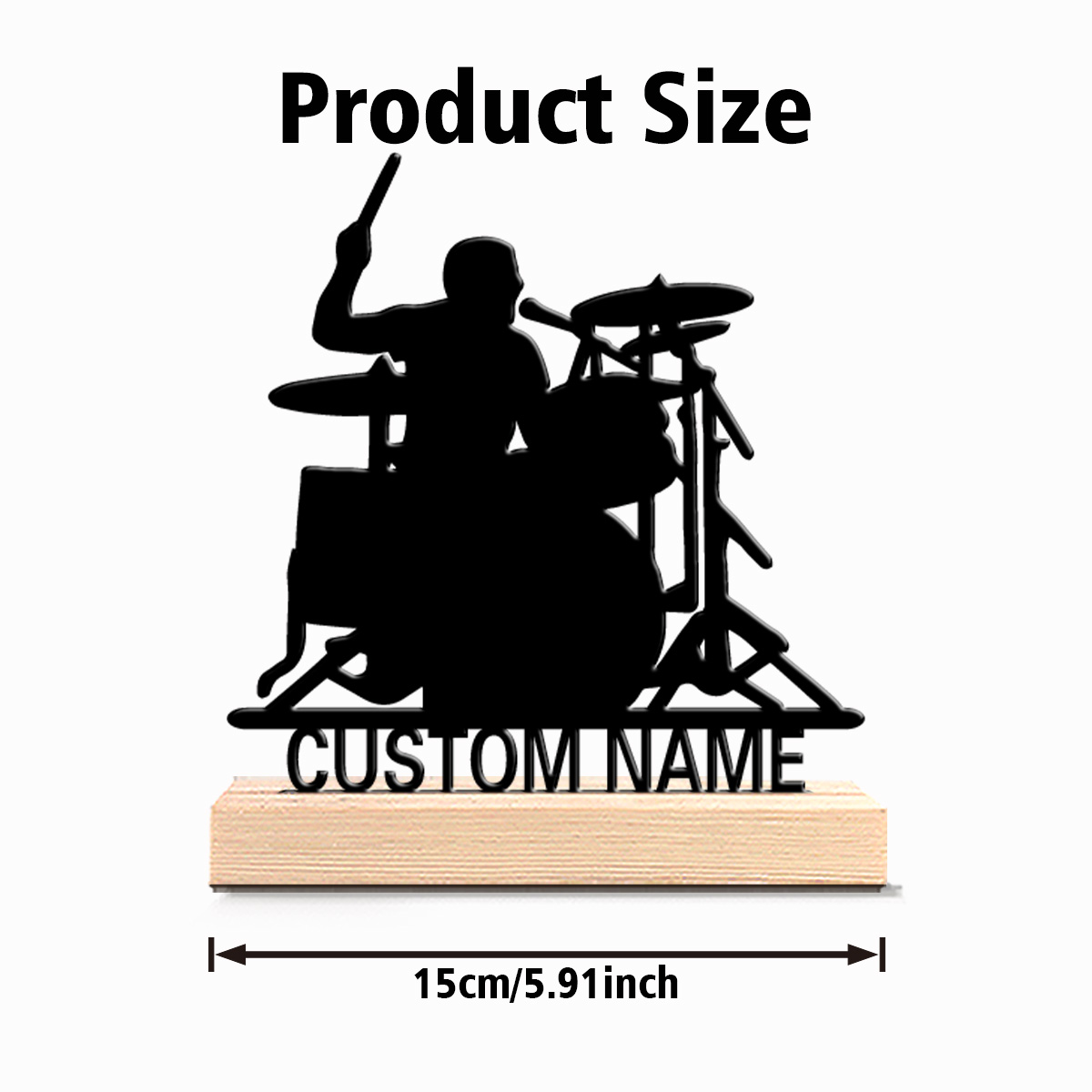 1pc Stylish Personalized Custo - огляд і ціна Engraved Wood Frame