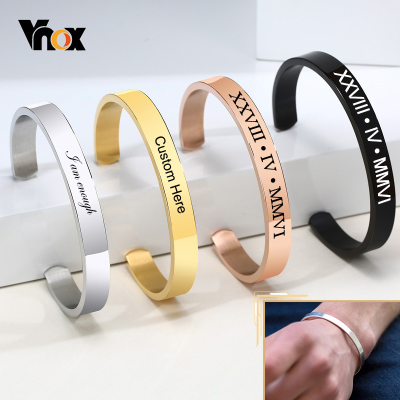Vnox Dropshipping Customized B - огляд і ціна Coordinates Bracelet