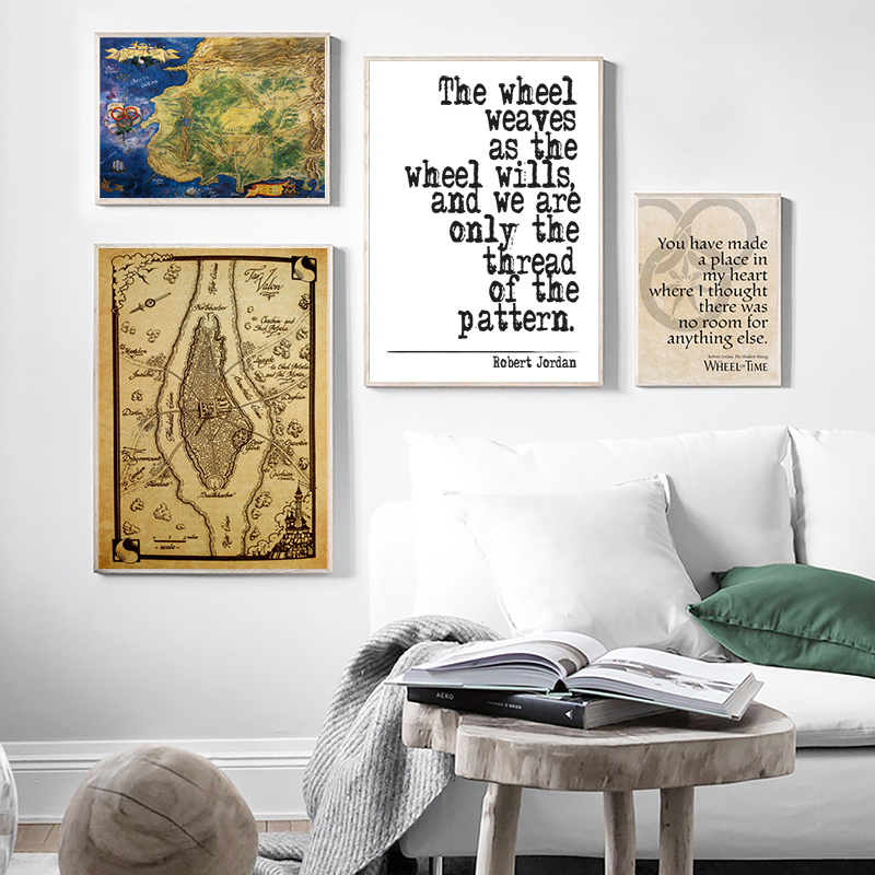 The Wheel of Time Map Poster P - огляд і ціна Custom Star Map