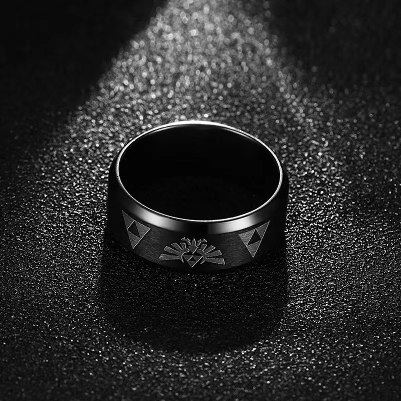 Fashion Anime Triforce Triangl - огляд і ціна Initial Ring Custom