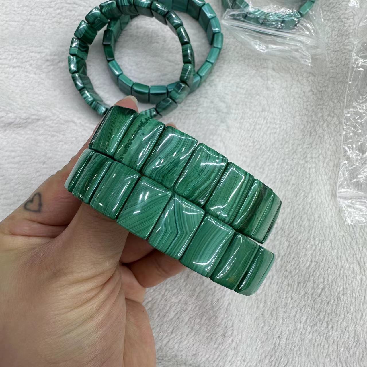Genuine Natural Green Malachit - огляд і ціна Coordinates Bracelet