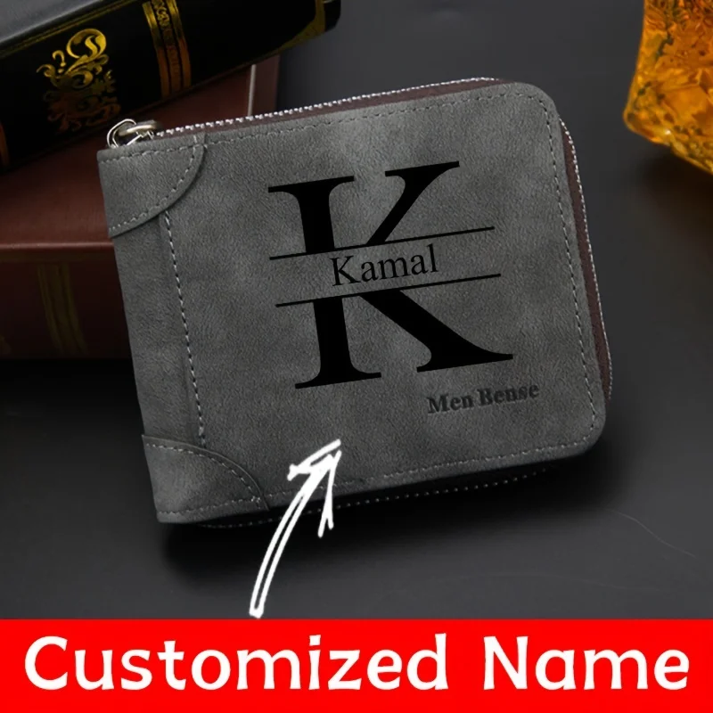 Customized Name Men's Wallet F - огляд і ціна Personalized Name Box