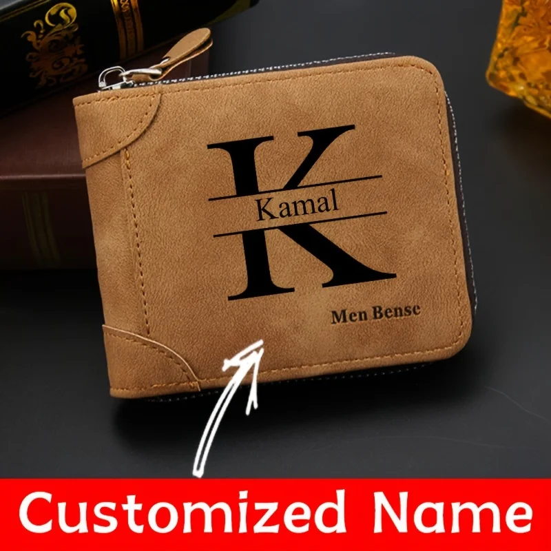 Customized Name Men's Wallet F - огляд і ціна Personalized Name Box