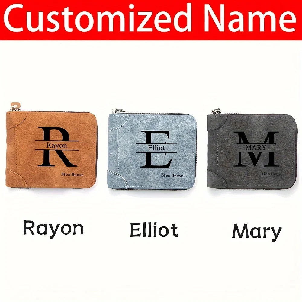 Customized Name Men's Wallet F - огляд і ціна Personalized Name Box
