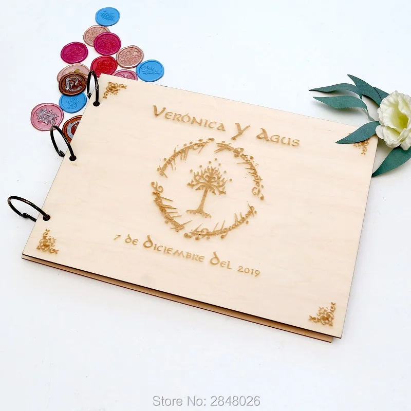 Rustic personalized wedding gu - огляд і ціна Custom Photo Book
