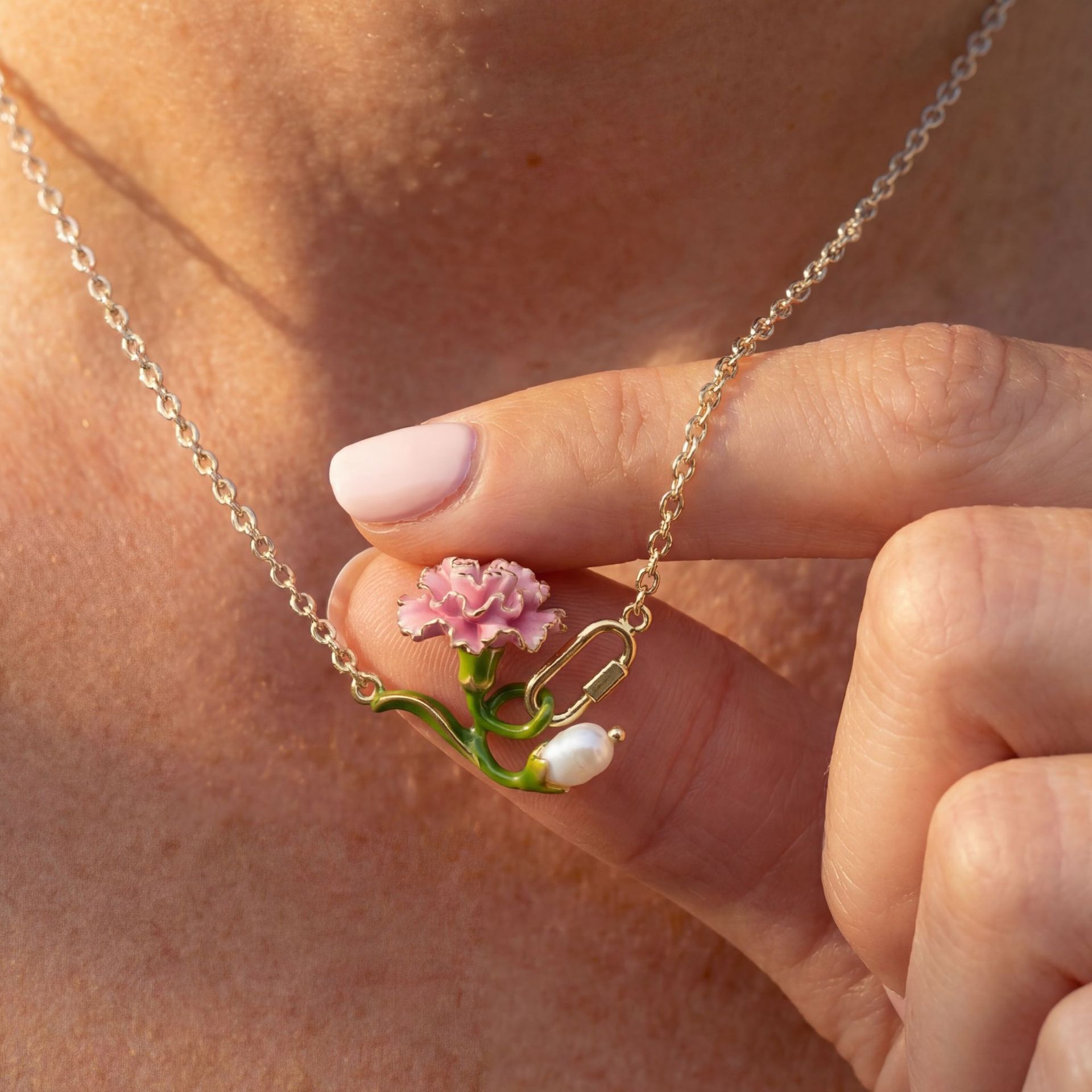 12 Month Birth Flower Necklace - огляд і ціна Birth Flower Necklace