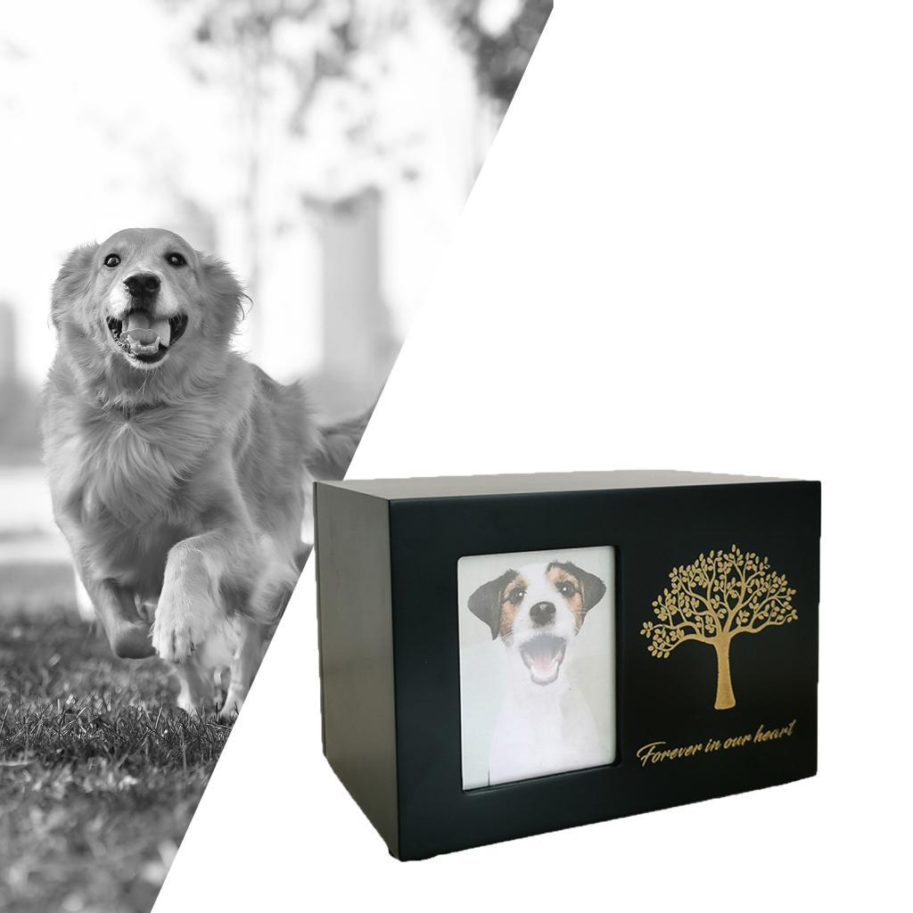Cremation Urn for Dogs Funeral - огляд і ціна Engraved Wood Frame