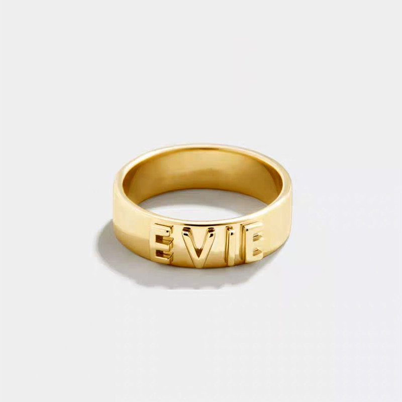 Personalized Name Ring for Men - огляд і ціна Initial Ring Custom