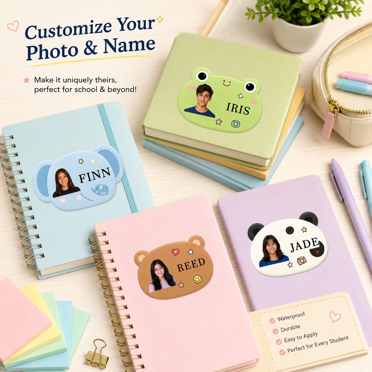 Customized Photo Name Stickers - огляд і ціна Custom Photo Book