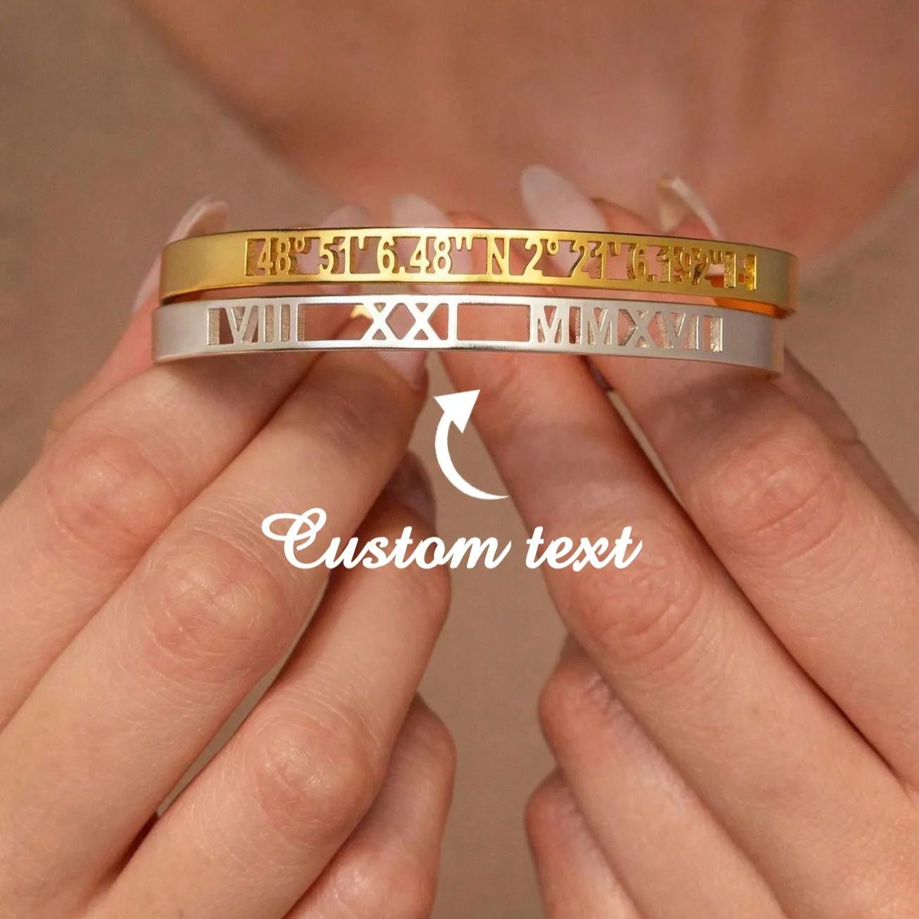 Custom Date Coordinate Roman N - огляд і ціна Coordinates Bracelet