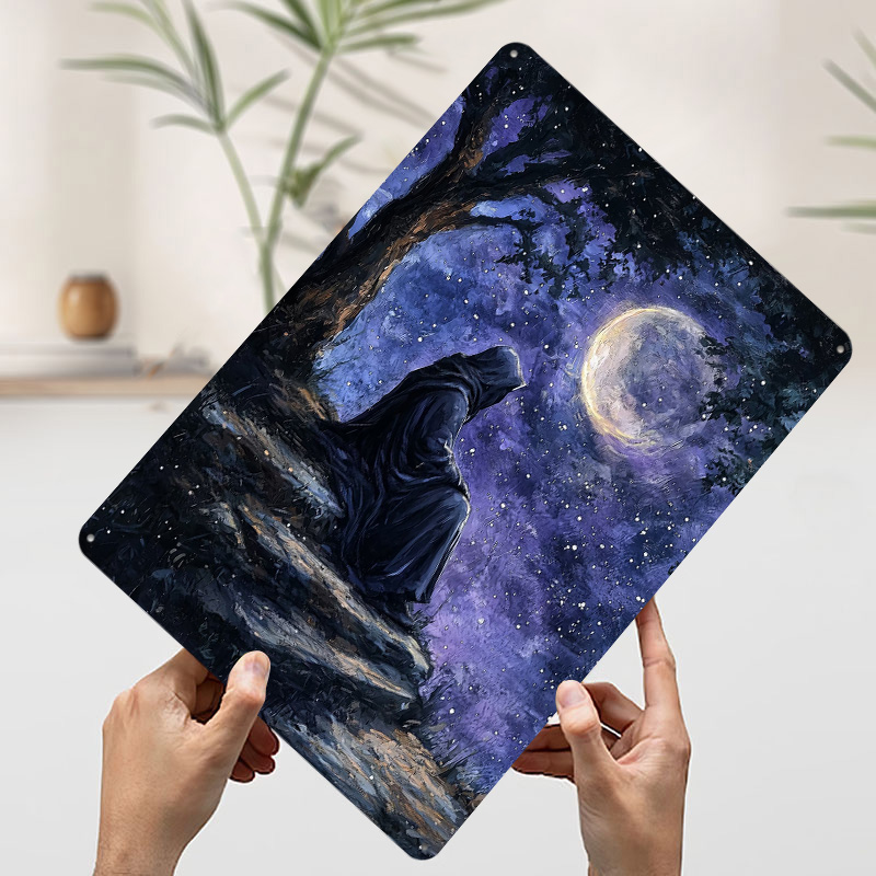 Night Sky Watcher Tin Plaque P - огляд і ціна Custom Night Sky