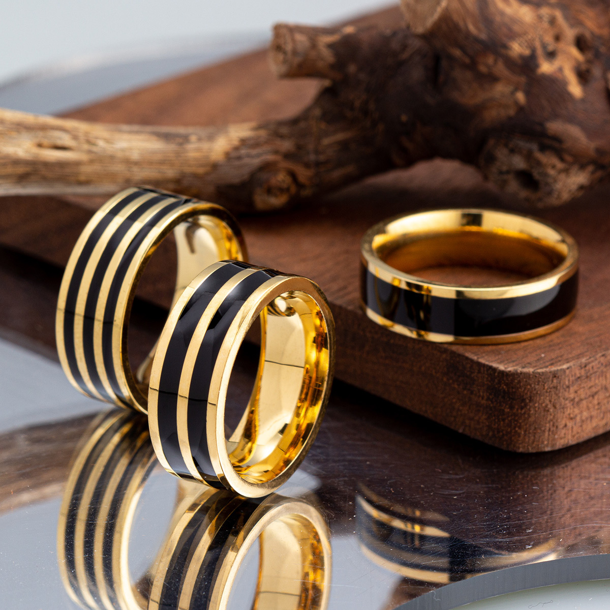 6mm/8mm Oil Dropping Ring Fash - огляд і ціна Initial Ring Custom