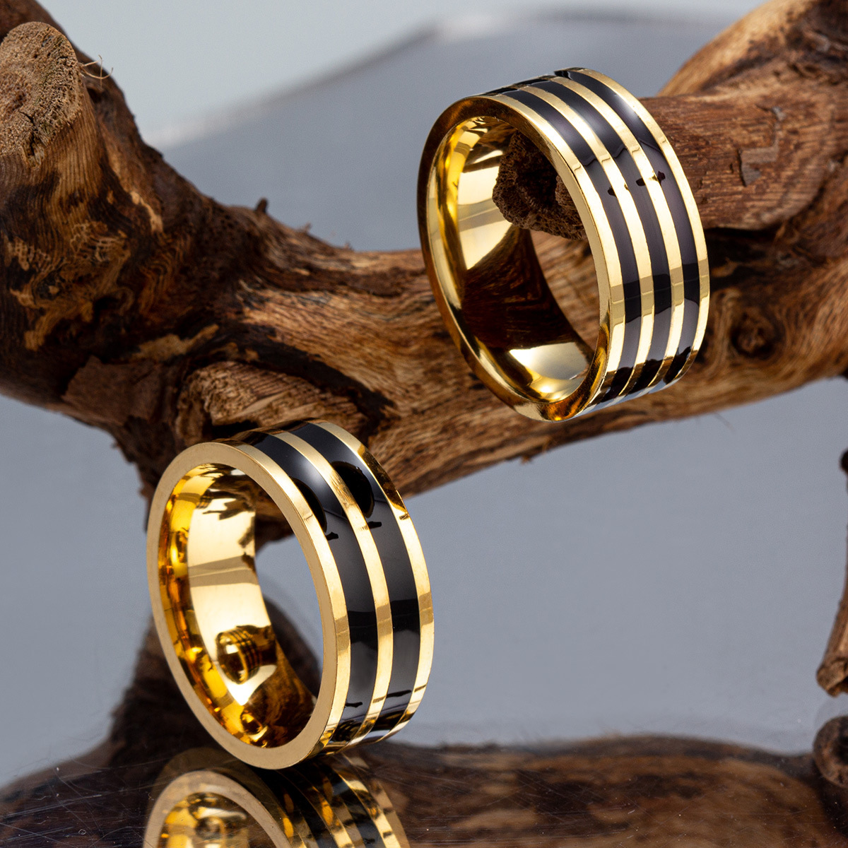 6mm/8mm Oil Dropping Ring Fash - огляд і ціна Initial Ring Custom