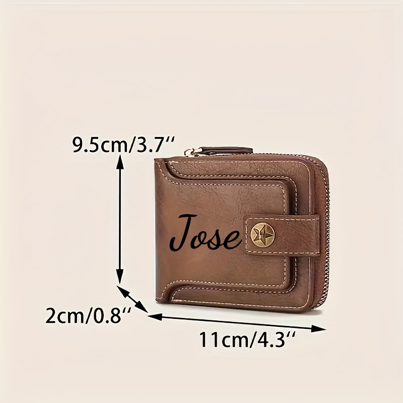 Custom Name Men's Wallet Gift  - огляд і ціна Personalized Name Box