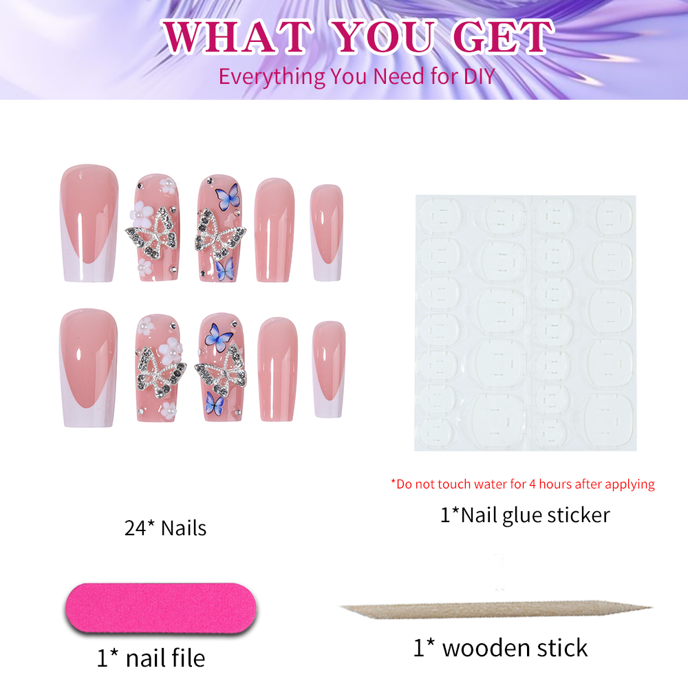 Get Glamorous with, 24Pcs 3D a - огляд і ціна Pressed Flower Art