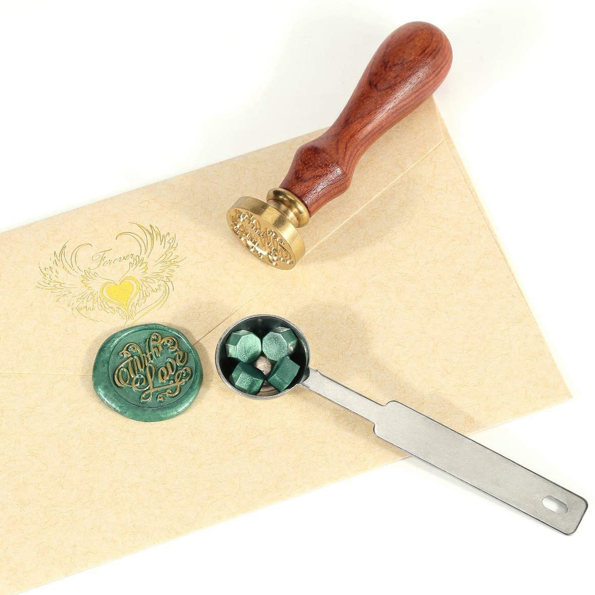 AT84-Sealing Wax Beads, 200 Pi - огляд і ціна Wax Seal Letter Kit
