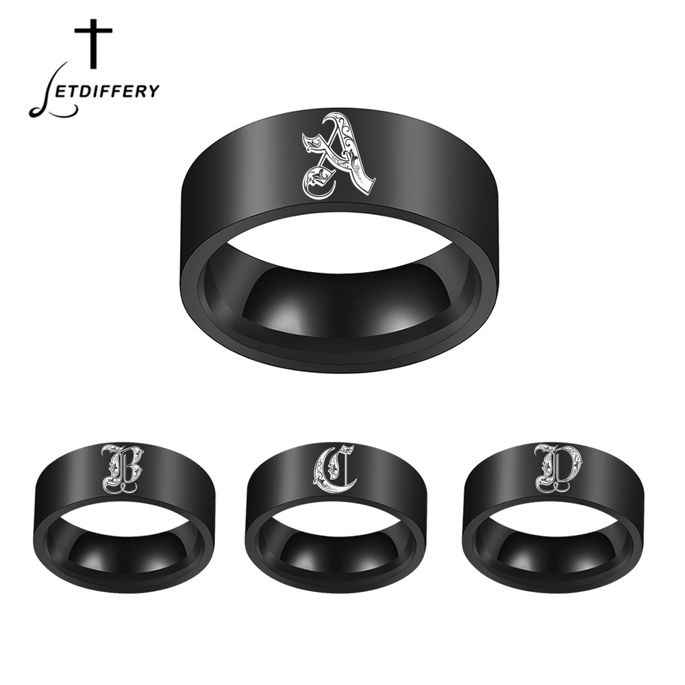 Letdiffery Customized Engraved - огляд і ціна Initial Ring Custom