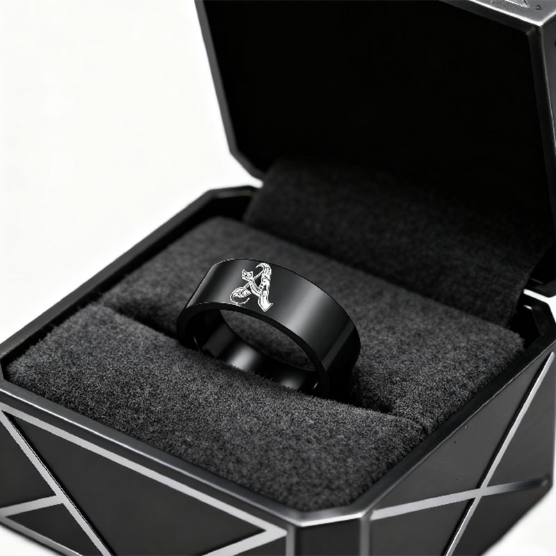 Letdiffery Customized Engraved - огляд і ціна Initial Ring Custom