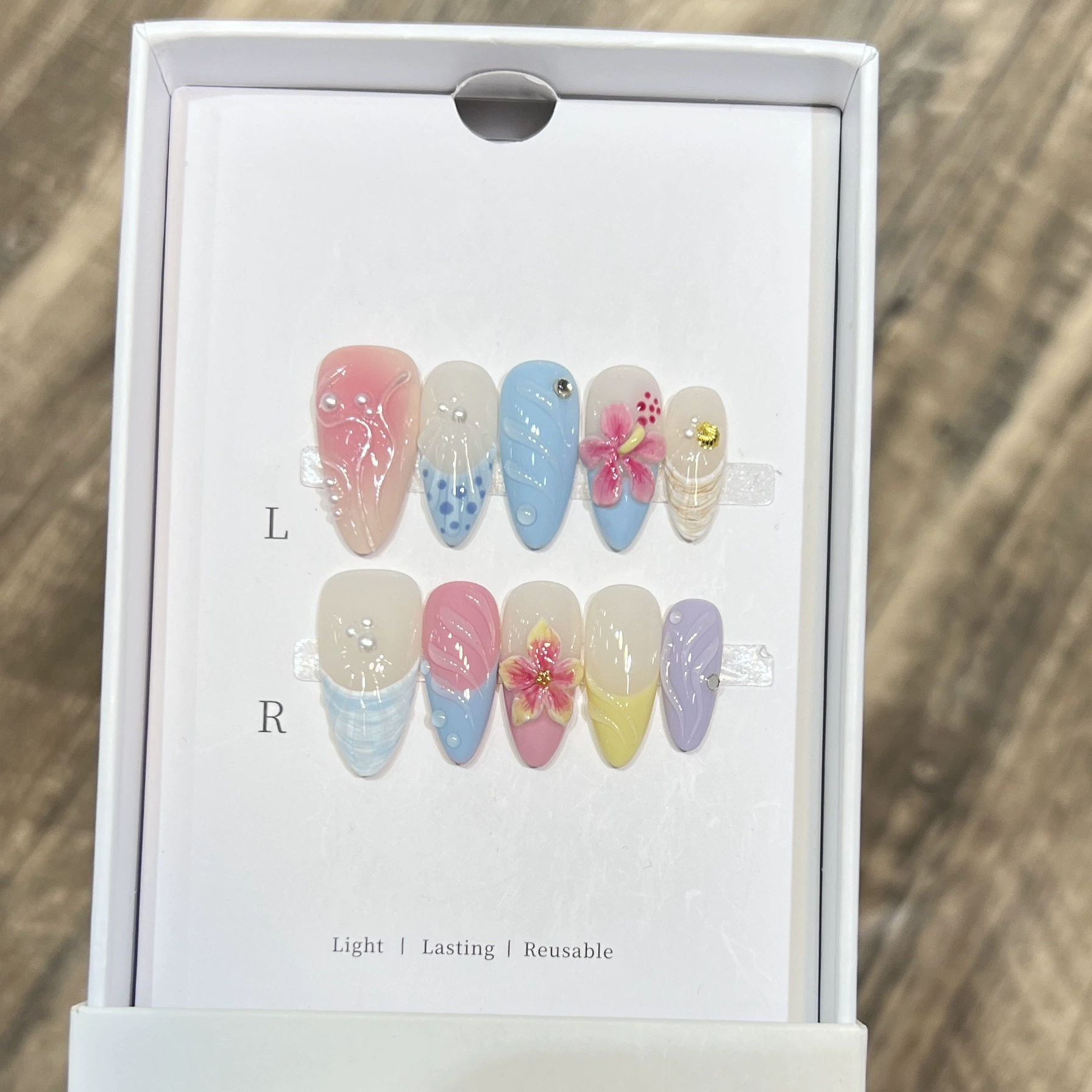 10Pcs Milky Nude Gentle Handma - огляд і ціна Pressed Flower Art
