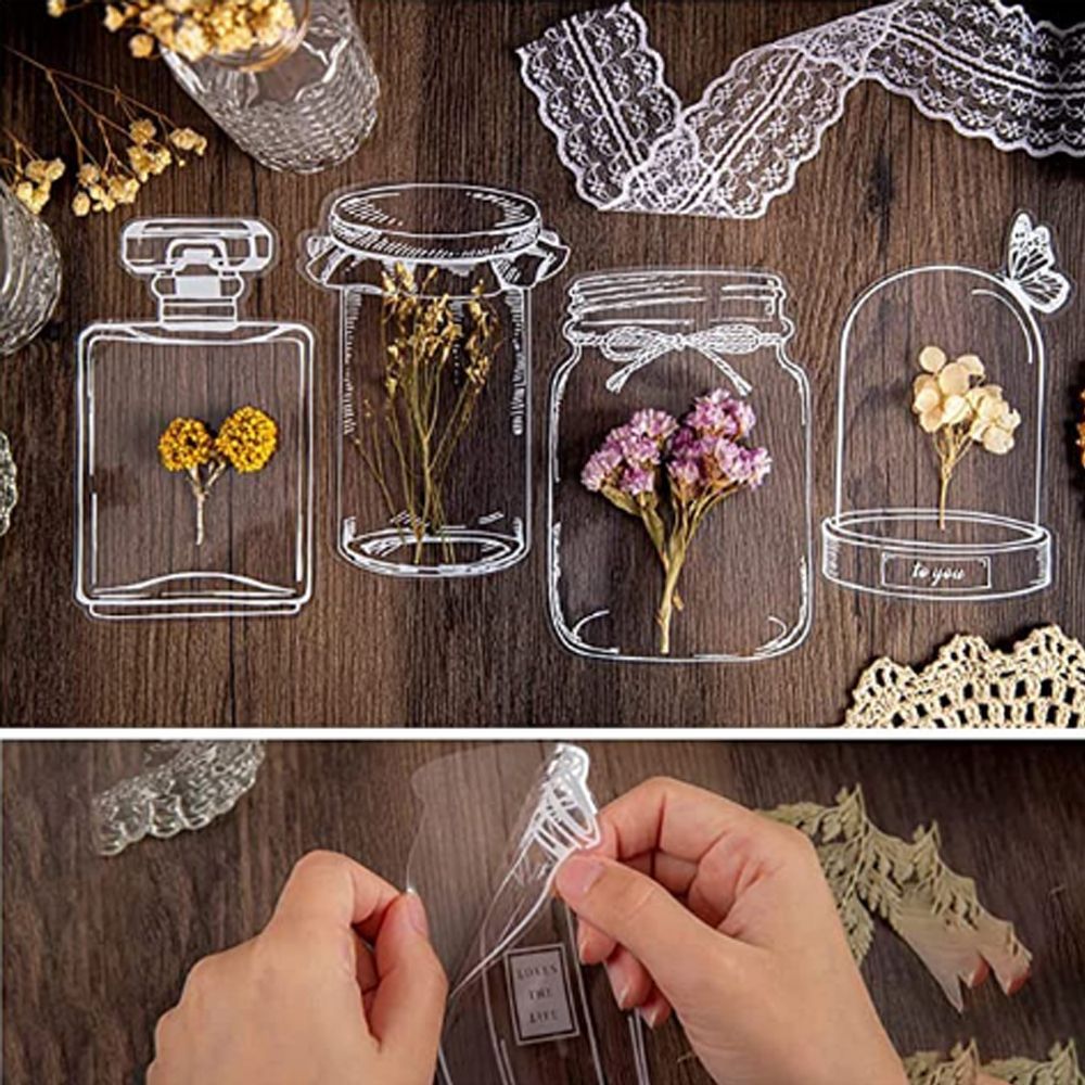 30Pcs Transparent Dried Flower - огляд і ціна Dried Flower Bookmark