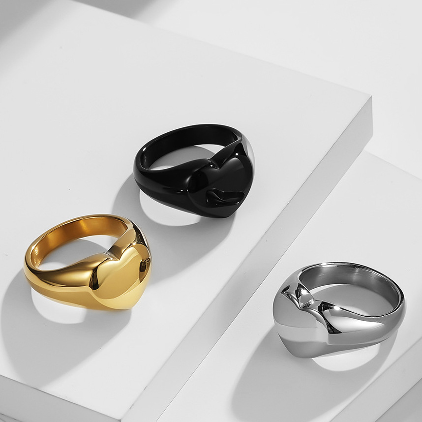 Customized Women Signet Ring C - огляд і ціна Initial Ring Custom